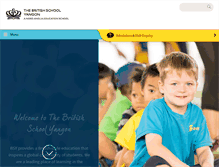 Tablet Screenshot of britishschoolyangon.org